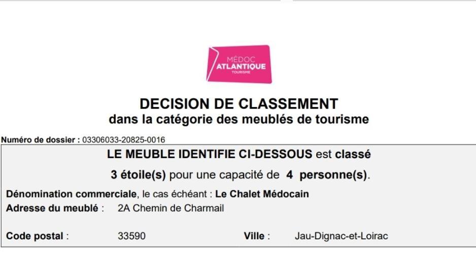 Le Medocain Chalet